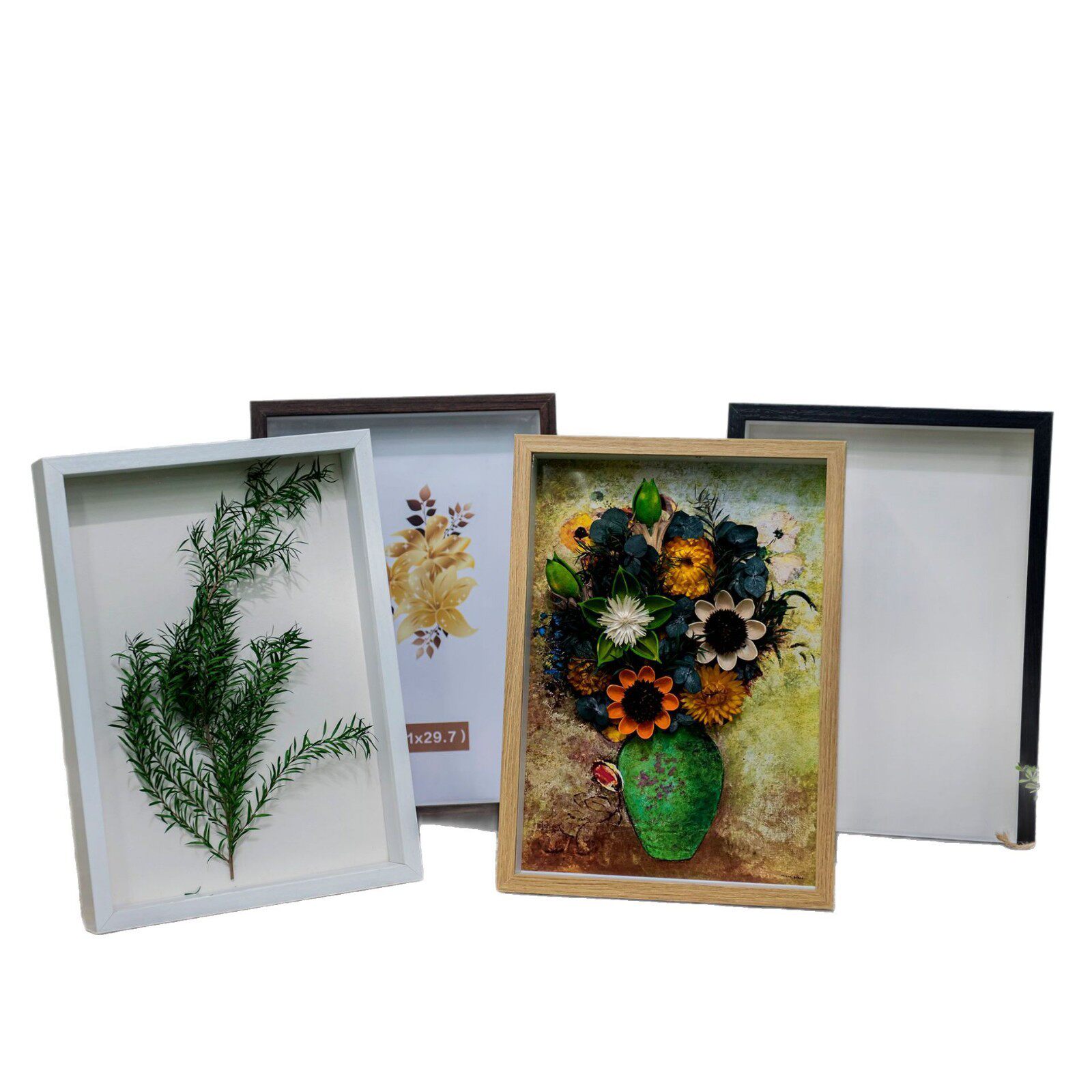 Hollow Photo Frame Dried Flower Frame Empty Frame Handmade Roses Eternal Flower Specimen 6 Inch 7 Inch 8inch 10inch A4A3