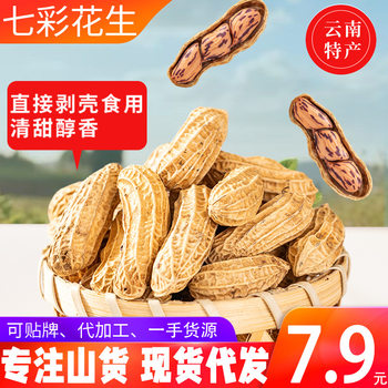 2025 Yunnan Colorful Peanuts Dried Shelled Raw and Cooked Colorful Peanuts Colorful Peanuts Wholesale Dropshipping
