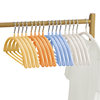 Plastic Dip Hanger Seamless Shoulder-free Household Metal Drying Non-deformation Clothes Hanging Adult Anti-slip Clothes Rack Bold