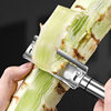 Stainless steel lettuce peeler sugar cane peeler thickened multi-functional household kitchen fruit and vegetable peeler hard Peeler