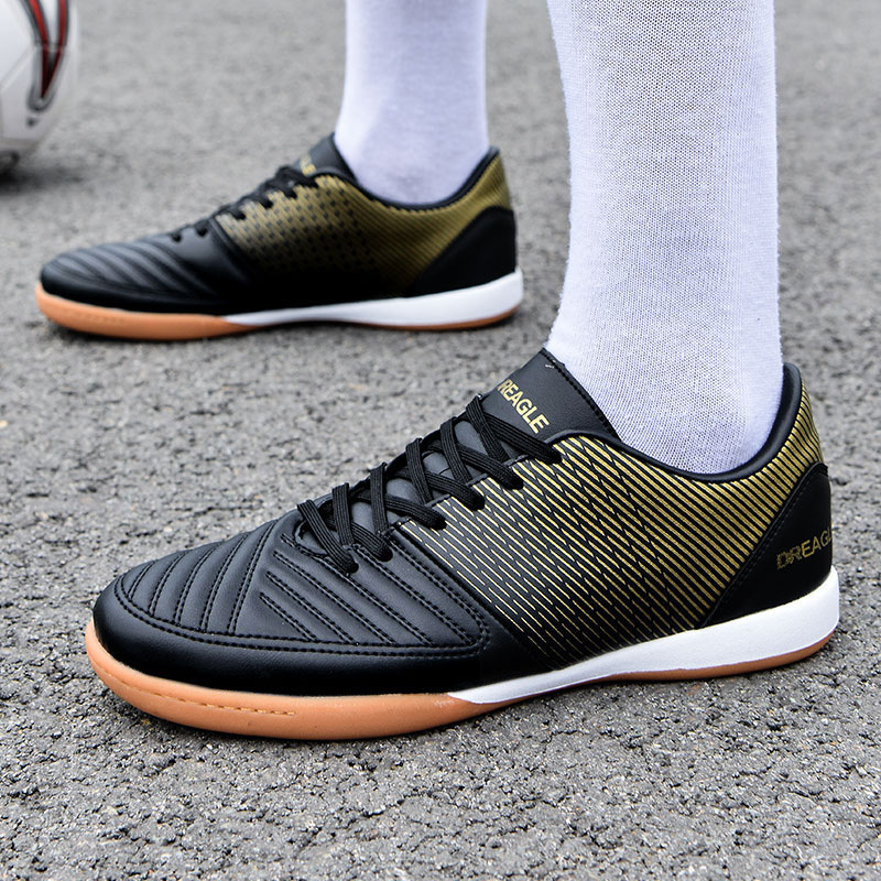 Giày bóng đá nam cổ thấp đinh gãy tập luyện thi đấu size 38-45 — DR07 đinh gãy đen trắng, DR07 đinh gãy vàng đen
