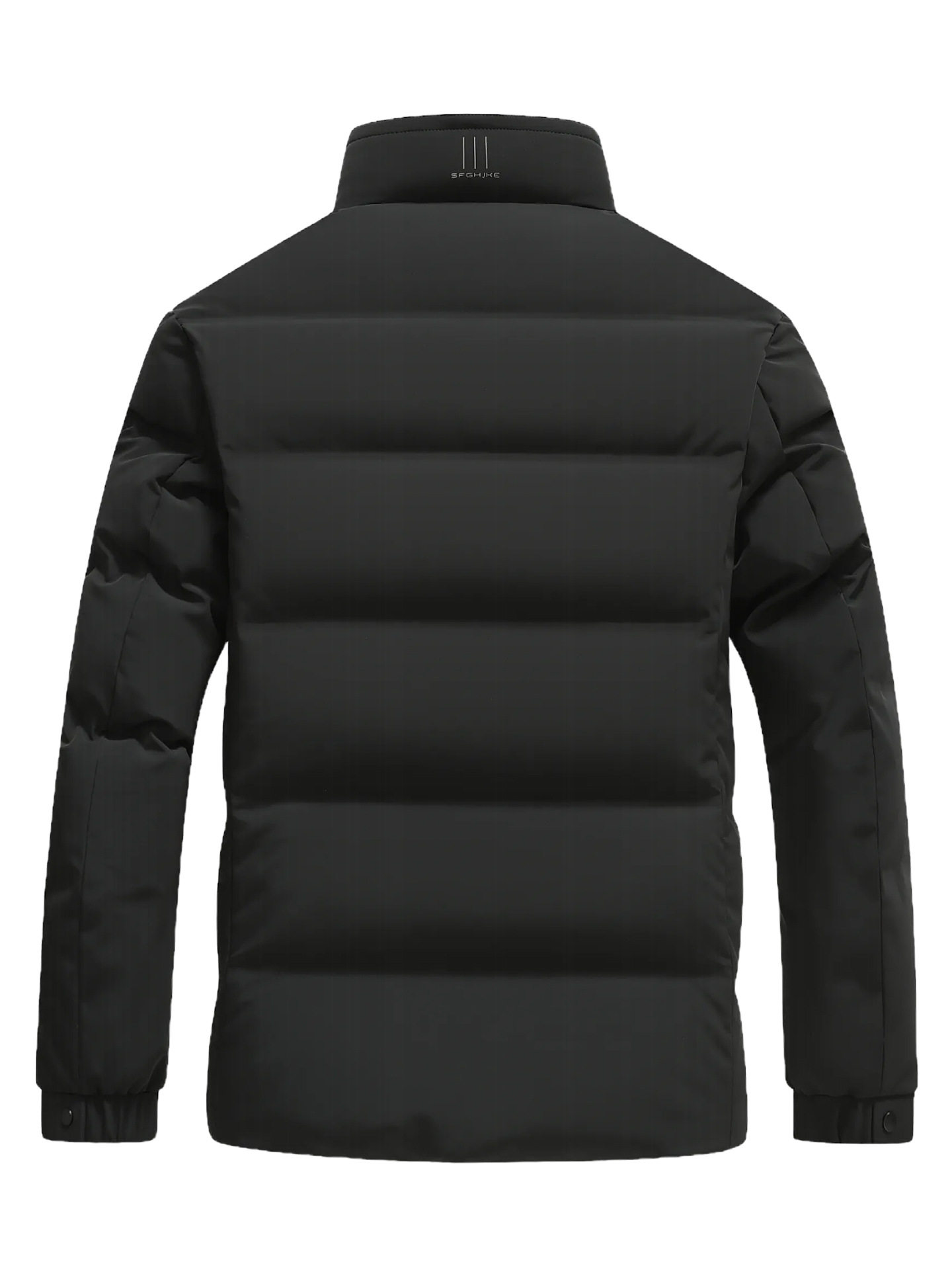 Middle-Aged Winter Thickeneded down Jacket Men's Casual Short Stand-Up Collar Warm Jacket Middle-Aged and Elderly White Duck down Dad Wear