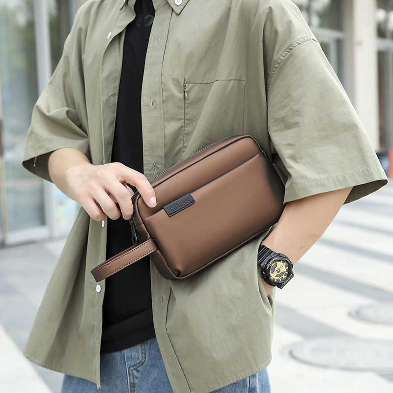 All-match large capacity trendy men's handbag new men's clutch waterproof ultra-light multi-pocket clutch