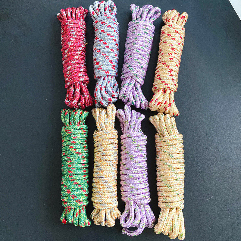 5m Clothesline Nylon Clothesline Colorful Clothesline 1 Yuan 2 Yuan Store Supply