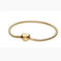 Golden love buckle snake bone chain (with logo)