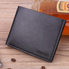 Business Men's PU Wallet Short Fashion Multi-card Holder Leather Bag Horizontal and Vertical Zipper Wallet Change Card Bag