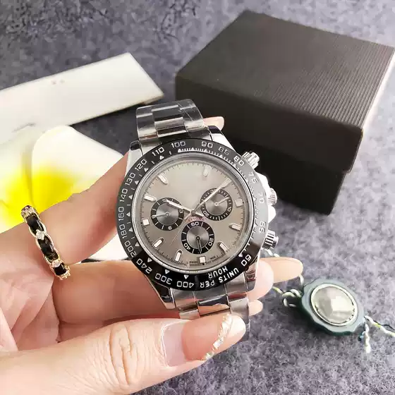Creative New Watch Men's 2025 New Men's Personalized Steel Belt Three-Eye Six-Pin Design Watch Business Men's Watch