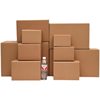 Express carton wholesale logistics packaging 3-layer 5-layer corrugated hard SF square paper shell half high flat carton