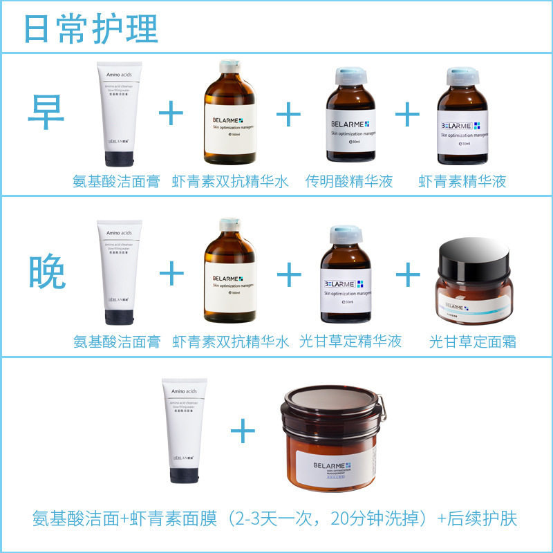 Hospital line skin care products suit cosmetics full set of genuine goods beauty salon for niacinamide moisturizing facial lotion