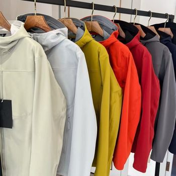 Fleece-Lined Gammamx Softshell Waterproof, Windproof, and Warm Jacket for Outdoor Hiking and Urban Cold Protection