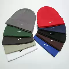 Autumn and Winter Knitted Hat, Face-Slimming Korean Style Slouchy Beanie, Outdoor Windproof Thickened Knit Hat, Postpartum Pullover