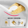 Long Handle Palm Toilet Brush Hard Hair Toilet Brush Toilet No Dead Angle Strong Cleaning Brush with Hook