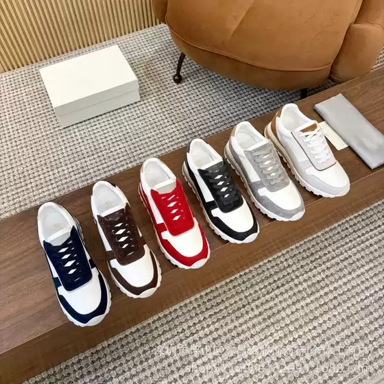 2026 Men's Retro Suede Patchwork Thick-Soled Casual Sneakers, Blue Style, Simple and Versatile Dad Shoes