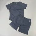 Slate gray (short sleeves + shorts)