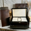 Brown complete watch box