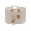 Cartoon Cotton Thread Woven Storage Basket Toy Snack Storage Basket Living Room Desktop Sundry Storage Basket Factory Direct Supply