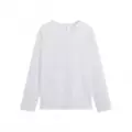 Pure cotton long sleeve white