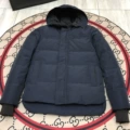 Navy blue red label