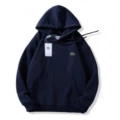 Pullover style navy blue red mouth