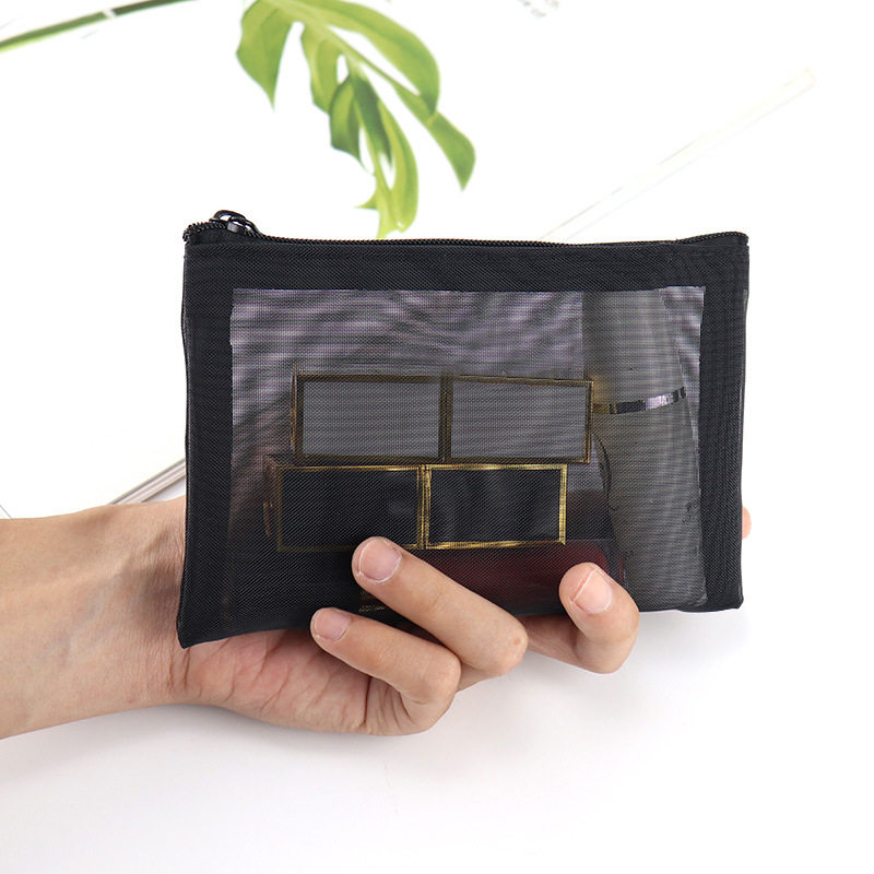 2022 factory spot wholesale hot brand gifts transparent gauze square storage cosmetic bag