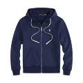 Iron zipper white rope royal blue white label