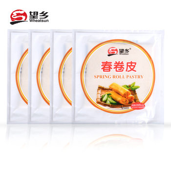Wangxiang Spring Roll Skin 200g Quick-Frozen Semi-Finished Pancake Skin Household Commercial Fried Burrito Breakfast Snack