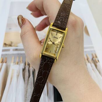 Mishali Women's Watch Belt Square Watch Women Waterproof Trade Women's Watch Rectangular Quality Watch Best Selling