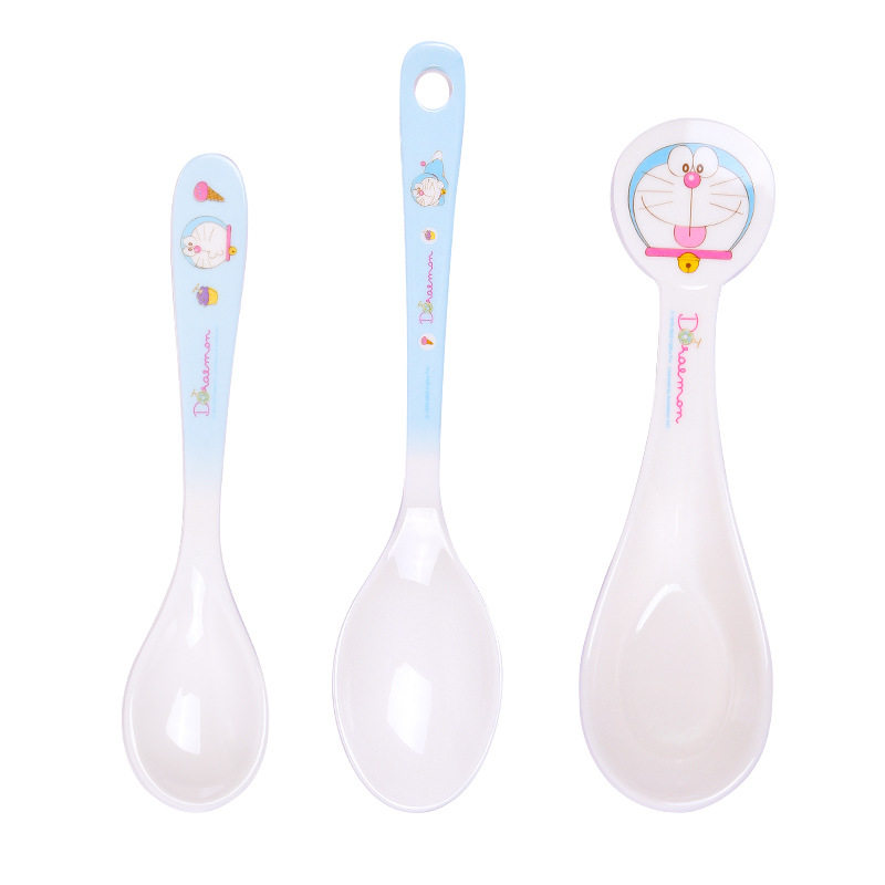 五和密胺儿童勺辅食勺家用哆啦A梦汤勺餐具勺子调羹匙羹机器猫,淘宝优惠券,粉丝福利购,淘宝优惠卷
