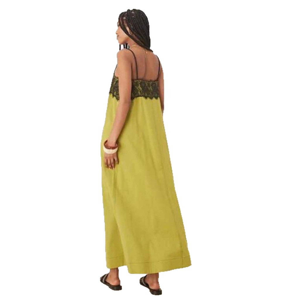 Elegant Sleeveless Lace Trim Dress Womens Fashion Sexy Style Autumn Winter Collection Wholesale Available