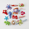 Cross-Border Crochet Swordfish, Seahorse, Wool Knitting, Marine Series, Shrimp, Squid, Octopus, Conch, Betta, Crab