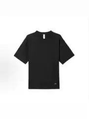 26 Cross-Border Summer New High-Quality Men's T-Shirt with Three Labels, European and American Style, Loose Fit, High-Quality Version, Round Neck, Short Sleeve