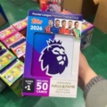 25-26 Premier League Football Trading Cards Super Tin Box 10 cards/pack Blue Box (5 packs/box) | MSRP:￥159