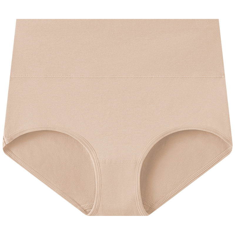 欧码纯棉女士内裤高腰收腹提臀内裤亚马逊爆款大码三角裤代包装