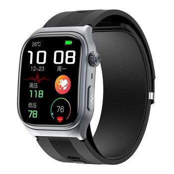 S15(Healthwear) Air Pump Blood Pressure Ecg Blood Oxygen Sleep Bluetooth Calling Care Smart Watch