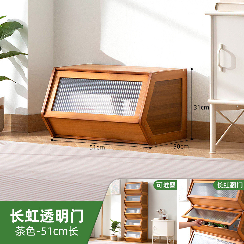 书柜置物架客厅带柜门储物柜一体格子柜展示柜落地多层组合柜书架