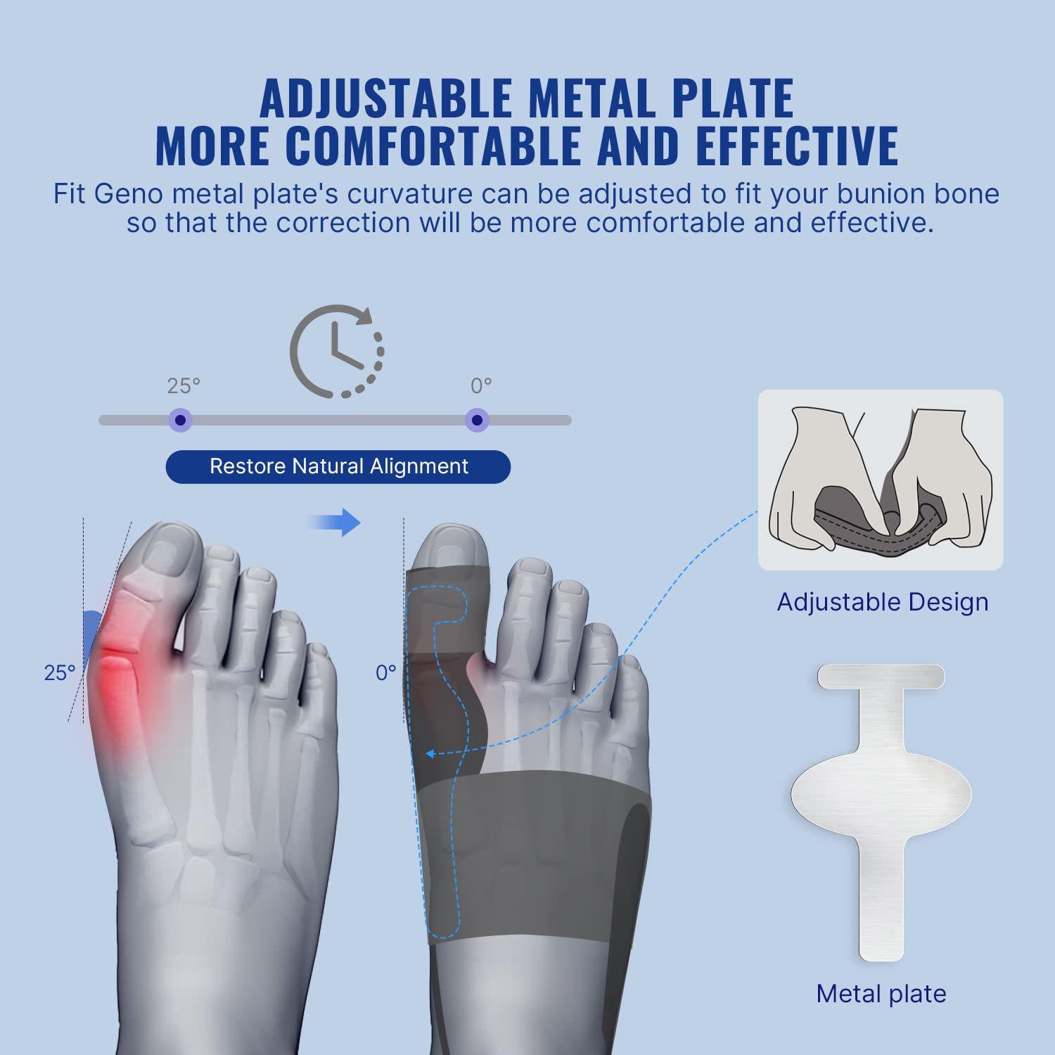 Thumb valgus orthosis men's and women's big toe orthosis thumb foot bone protruding toe divider