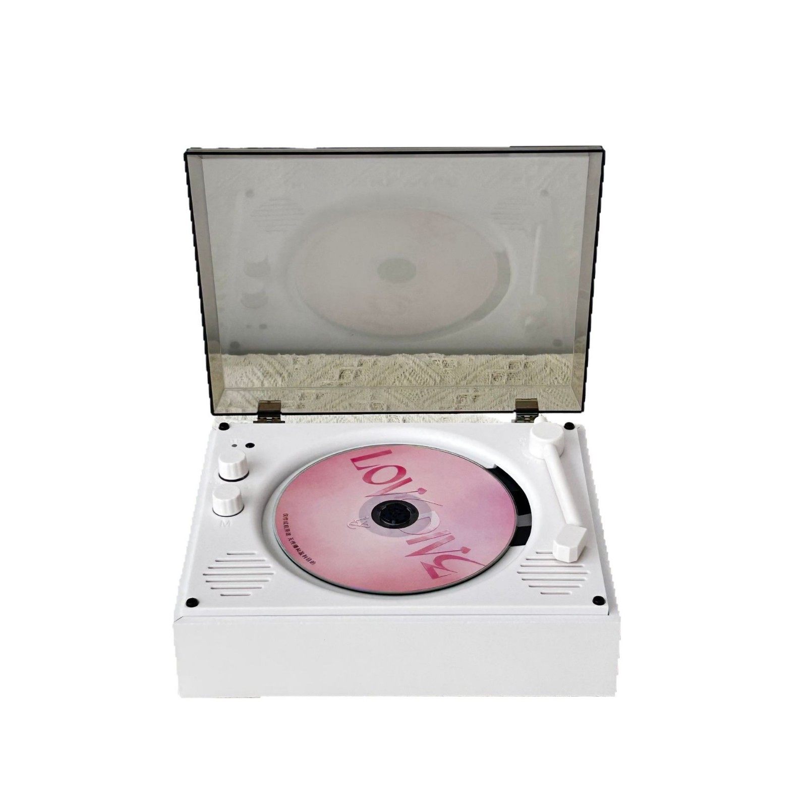 Retro CD player music CD album player outdoor portable charging wireless bluetooth speaker gift