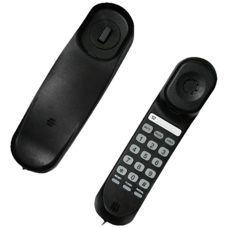 现货 大而信 办公家用桌壁电话机 客房酒店桌壁两用电话机小挂机