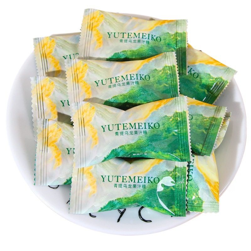 Haneda Mingguo Green Oolong Fruit Juice Flavored Hard Candy Wedding Candy Engagement Souvenir High-Looking Snacks