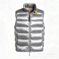 Silver-gray down vest