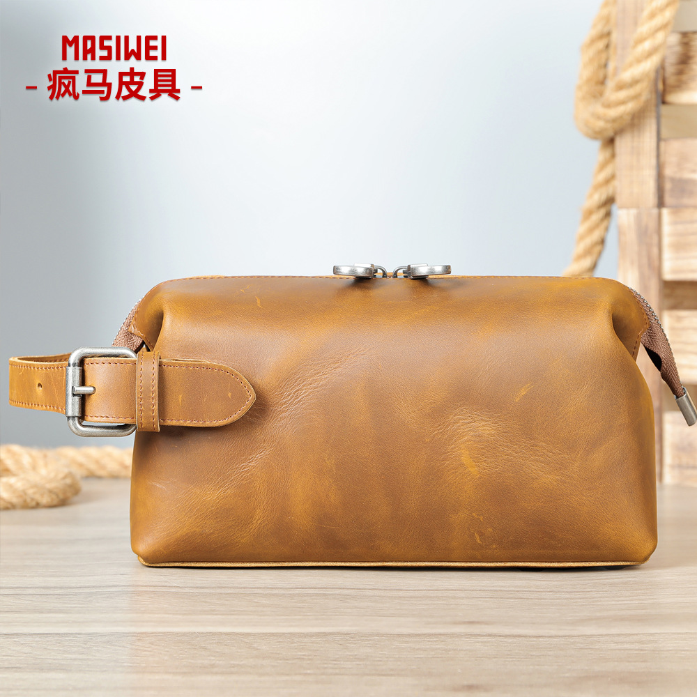 (Mới) Mã A2795 Giá 1130K: Ví Bóp Cầm Tay Nam Gutdbu Phục Cổ Cổ Điển Túi Xách Ví Nam Chất Liệu Da Bò G04 Sản Phẩm Mới, (Miễn Phí Vận Chuyển Toàn Quốc).