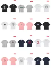 26Ss Summer Trendy Brand Cross-Border American Fashion Letter Logo Printed Round Neck Short-Sleeved T-Shirt