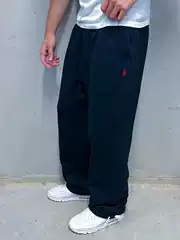 2026 New Fashion Casual Men's Sports Embroidered Pony Straight-Leg Casual Pants
