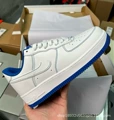 White blue line
