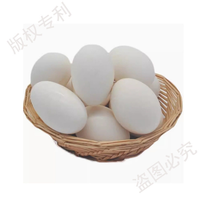Hot-Selling Fresh Goose Eggs from Farm, Free-Range Large Goose Eggs, Wild River Water-Raised Goose Eggs for Pregnant Women, Large and Good Eggs