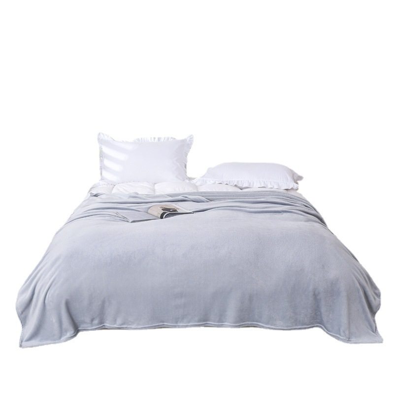 Small blanket winter coral blanket flannel single double bed sheet thickened female student dormitory quilt nap blanket