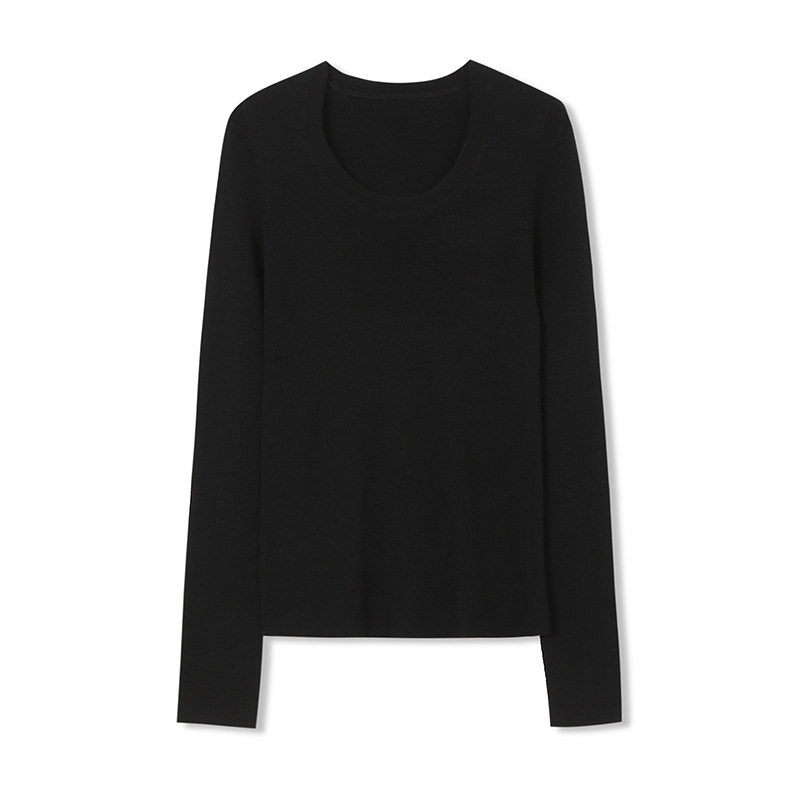 美丽诺羊毛！德国无缝扬子纱打底针织衫秋季半高领修身内搭上衣女