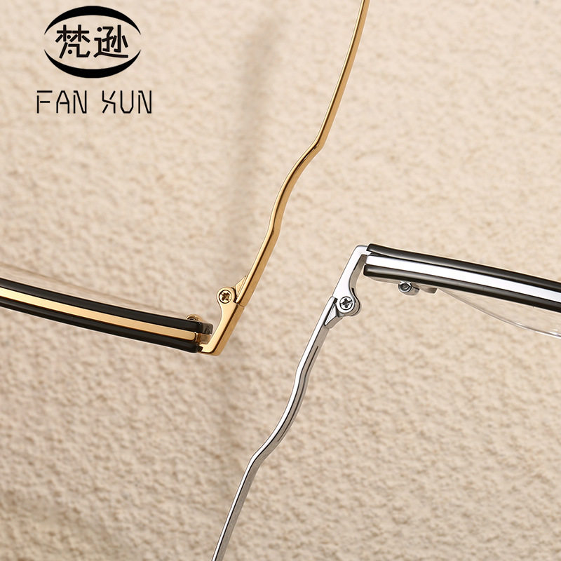 2023 new TR90 eyebrow super high quality clip design B titanium spectacle frame Shenzhen IP electric pacing craft 2438