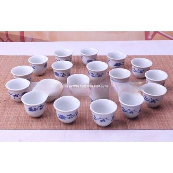 Spirits Glass, White Wine Glass, Jingdezhen Ceramic Retro Small Wine Glass, Sacrificial Wine Cup, Dance Cup, Buddhist Hall Worship Cup