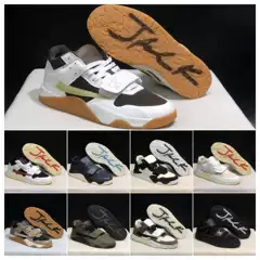 Travis Scott X Aj Cut the Checkjumpman Jack Tr Joint Barbed Casual Shoes